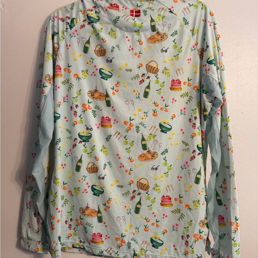 Kastel Light Blue Patterned Button Down Shirt - image 2